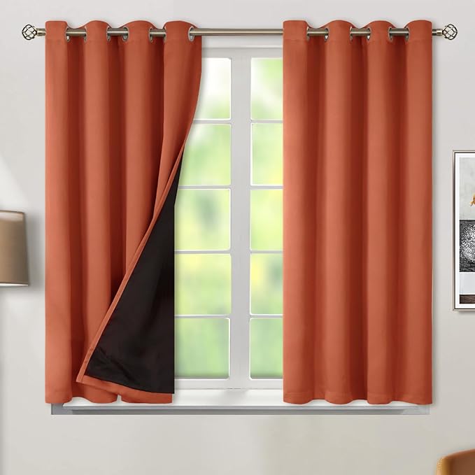 BGment Short 100% Blackout Curtains by BGment