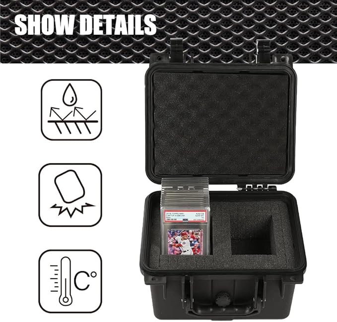 G-PLUS Graded Card Storage Box for BGS PSA SGC FGS Weatherproof Graded Sports - Image 3