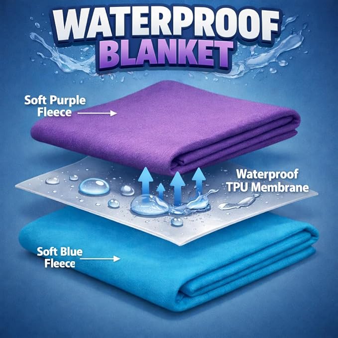 Premium Deluxe 100% Waterproof Blanket Guarantees to Keep Your Bed Dry! - Image 2