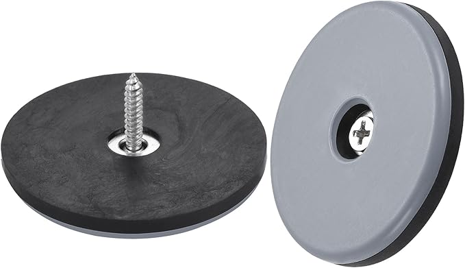 uxcell 50mm Furniture Feet Slider Glides Screw-in Chair Leg Protector Pads PTFE by uxcell