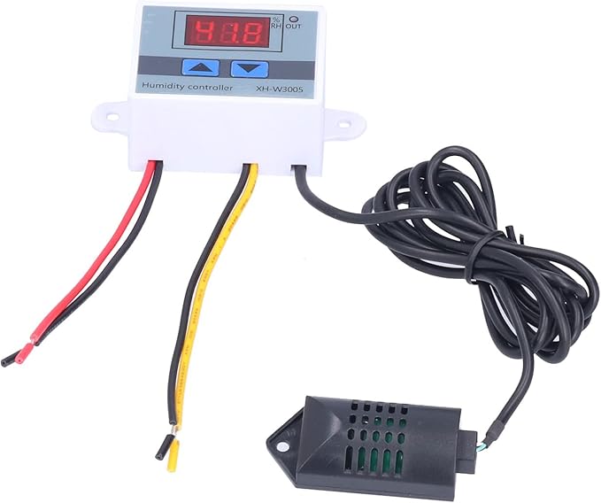 Humidity Controller for Humidifier, DC 12/24V Digital Humidistat 1-99.9% - Image 4