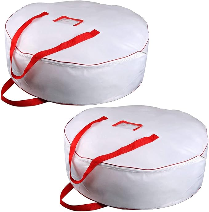 Christmas Wreath Storage Bag 36inch -Large Christmas Wreath Storage by TQS