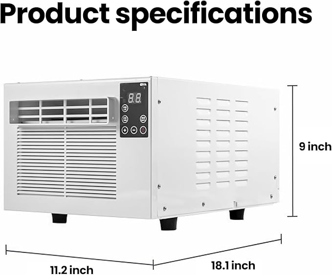Compact Mini Air Conditioner, Fast Cooling, Conditioners Dehumidifier, Without - Image 6