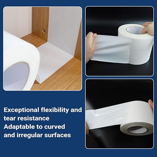 Vapor Barrier Tape, 4 in x 180 ft, High-Adhesion Waterproof Seam Tape - Image 4