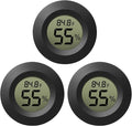 EEEKit Hygrometer Thermometer, 3 Pack LCD Monitor Indoor Humidity Meter by EEEkit