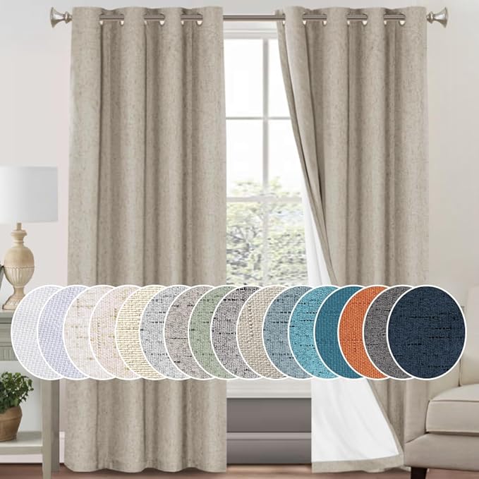 PrinceDeco 100% Blackout Curtains by PrinceDeco
