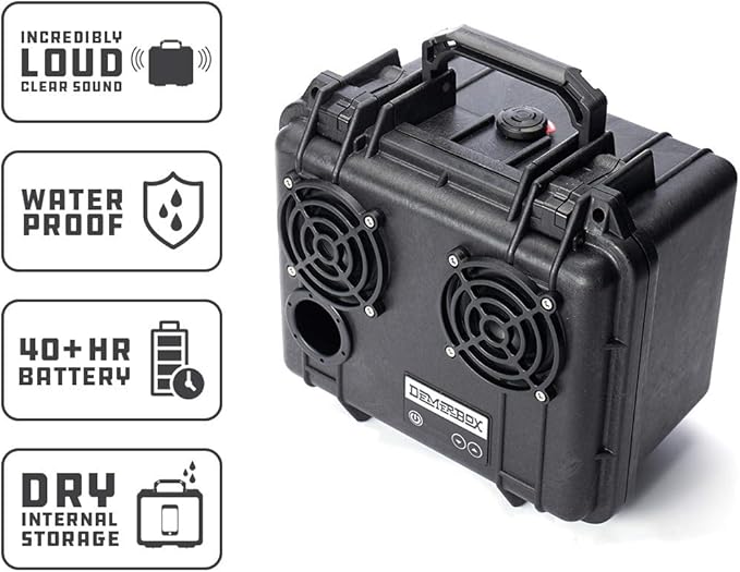 DemerBox: Waterproof, and Rugged Outdoor Bluetooth Speakers. Loud Sound - Image 3