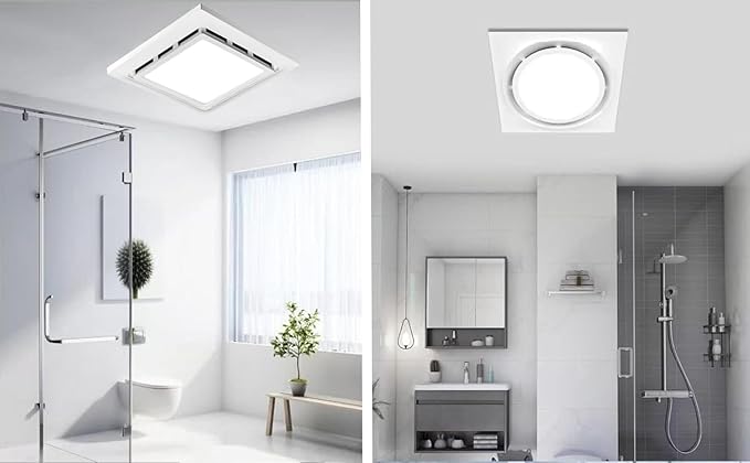 Bathroom Exhaust Fan with LED Light Ceiling Mount Ventilation Fan 110 CFM 1.0 - Image 4