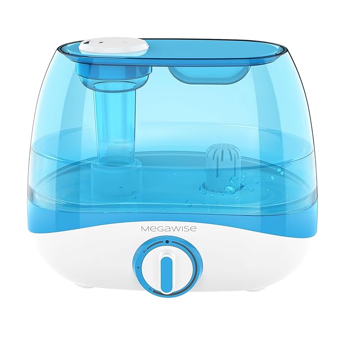 MegaWise Humidifiers for Bedroom Home, 5.0L Cool Mist Humidifier for Home Plant by MEGAWISE