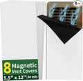 FINDMAG Strong Magnetic Vent Cover, 8 Pack 5.5" x 12" Vent Covers by FINDMAG