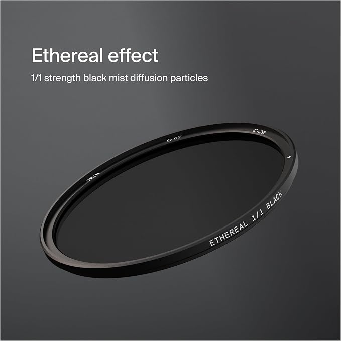 Urth 77mm Magnetic Ethereal Black Mist ¹⁄₁ Diffusion Lens Filter — Cinematic - Image 2