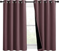 NICETOWN Warm Curtains for Winter, Bedroom Full Blackout Curtain Panels by NICETOWN