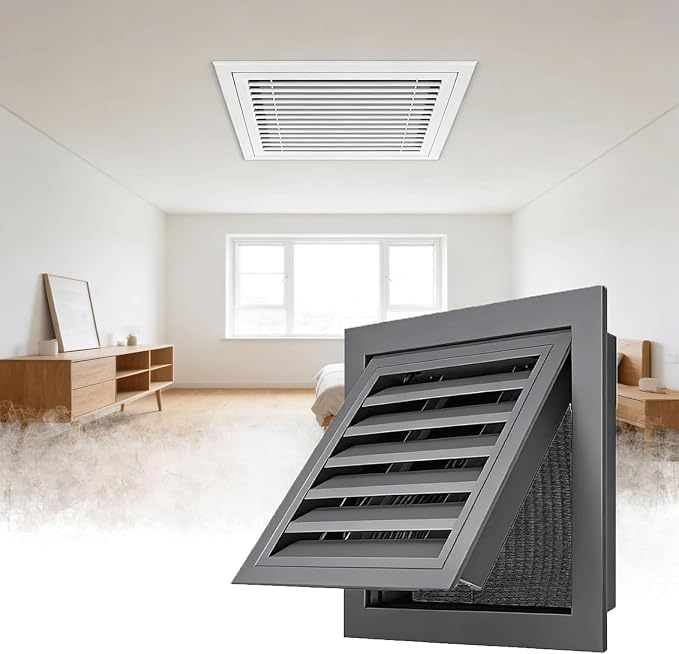 Air Vent Cover with Filter, Adjustable Duct Grille by Unknown