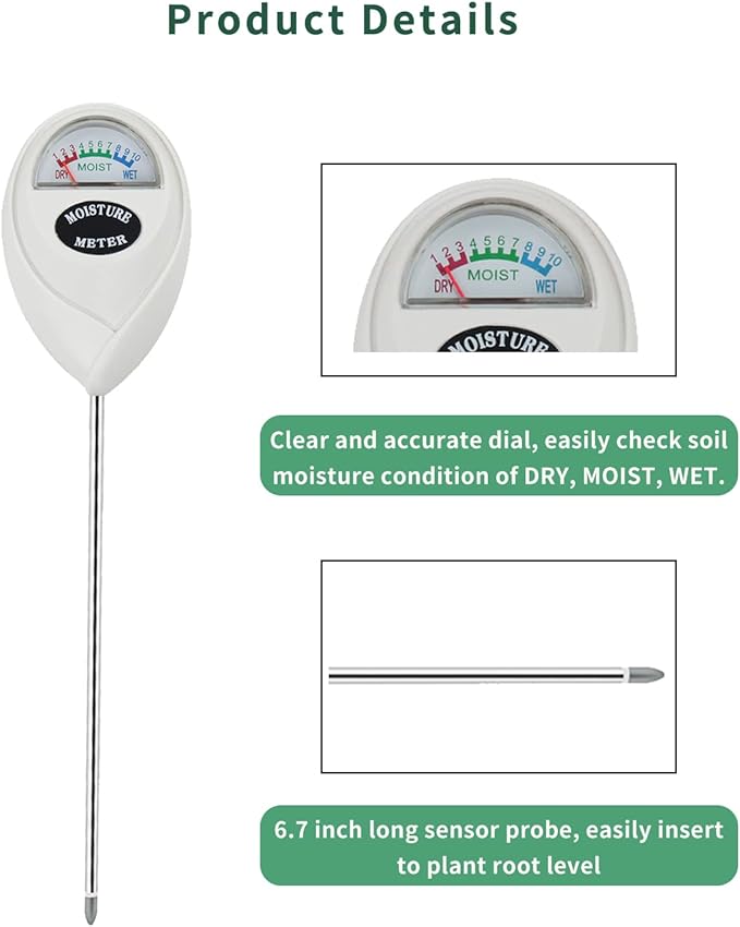 Soil Moisture Meter, Soil Moisture Monitor - Image 4