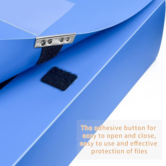 HUA JIE A4 Storage File Boxes Plastic Archives Cases - Image 8
