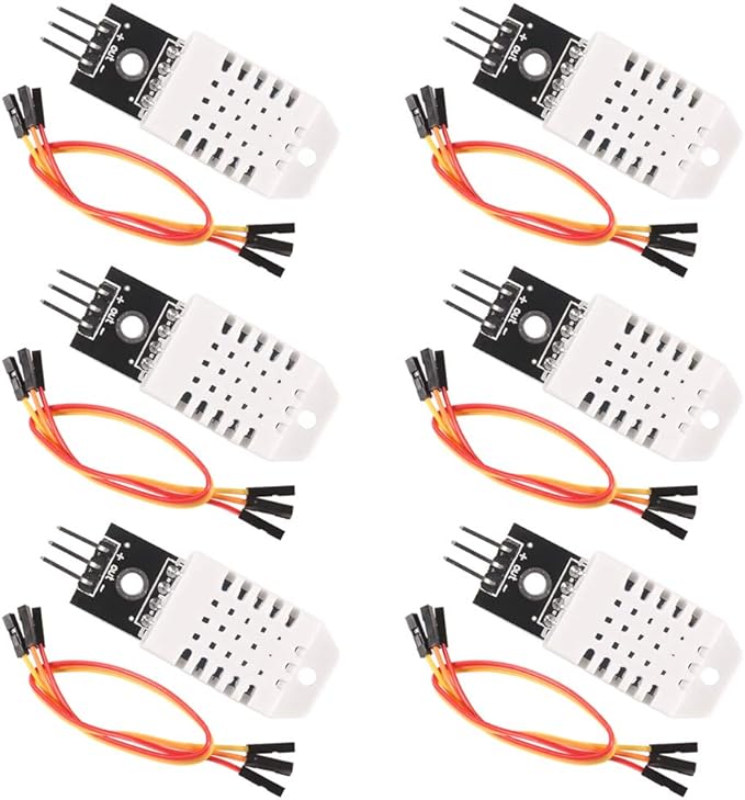 6pcs DHT22/AM2302 Digital Temperature and Humidity Sensor Module Temperature by ACEIRMC