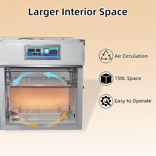 XKV 88 Egg Incubator with Automatic Egg Turning, Temperature Control and - Image 4