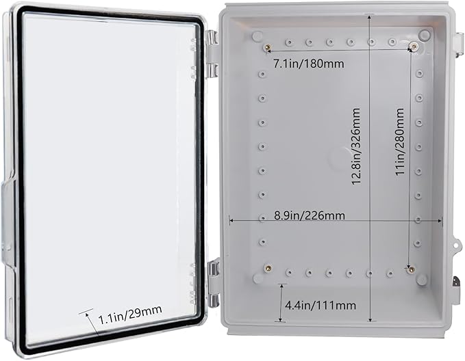 Waterproof Outdoor Electrical Box Junction Box Weatherproof IP67 ABS Plastic - Image 4