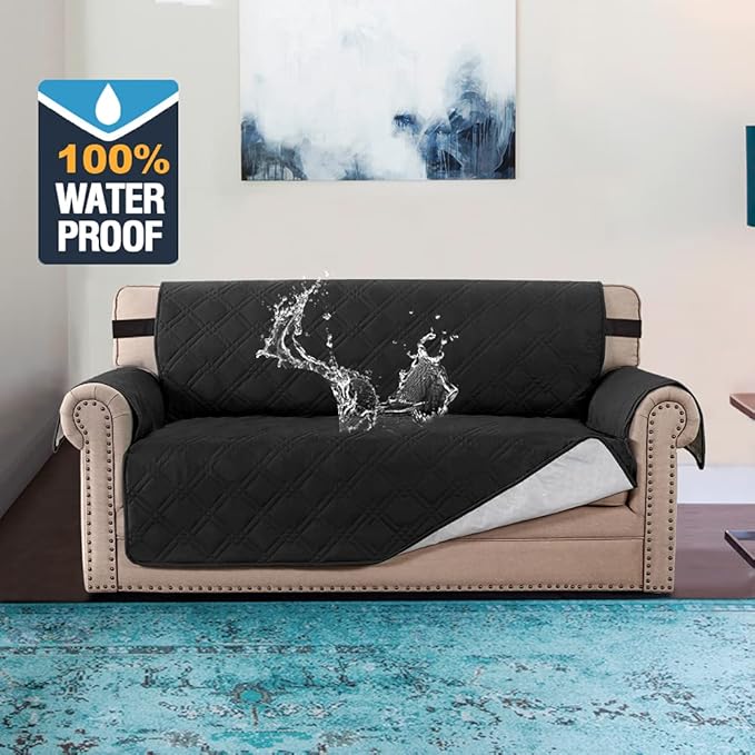 H.VERSAILTEX 100% Waterproof Sofa Slipcover Washable Loveseat Cover - Image 2
