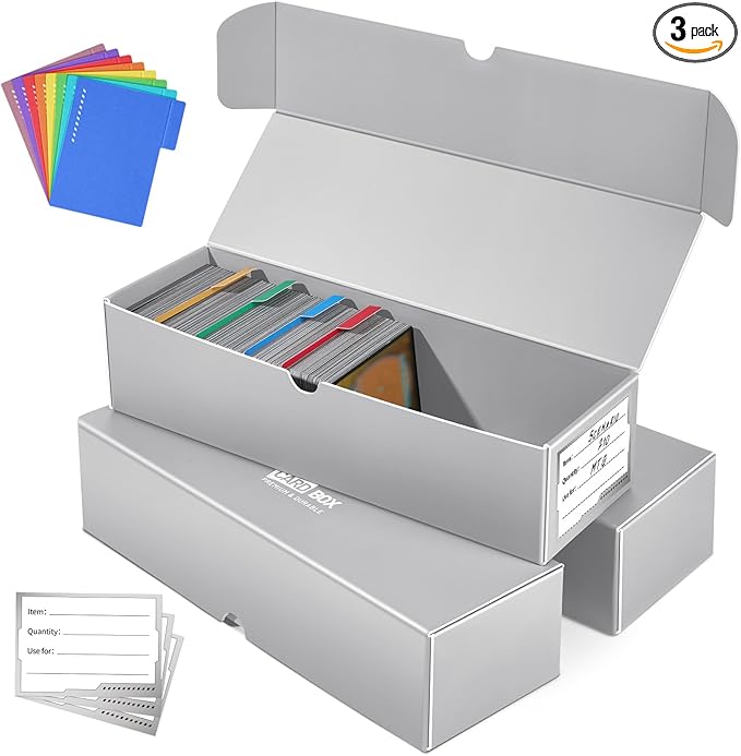 Trading Card Storage Box, Card Organizer by Fabmaker