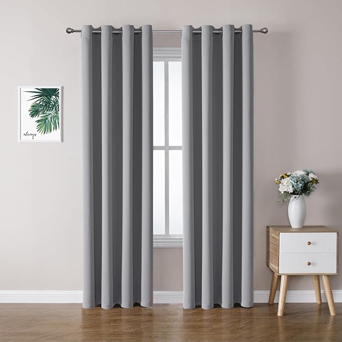 ChrisDowa Blackout Curtains 102 Inches Long 2 Panels Set by ChrisDowa