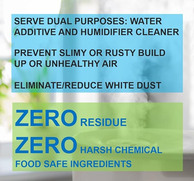 PUREFY Ultrasonic & Evaporative Humidifier - 68 oz Hypoallergenic - Image 2