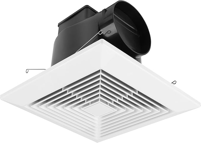Bathroom Ceiling Exhaust Fan, Household Bath Vent Ventilation Fan by Fanspex