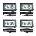 4-Pack Mini Digital Hygrometer Thermometer Gauge by BuynowonVeanic