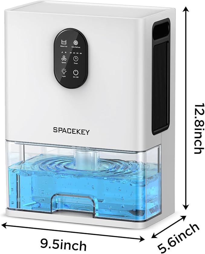 Dehumidifier, 106 OZ Water Tank Dehumidifiers - Image 2