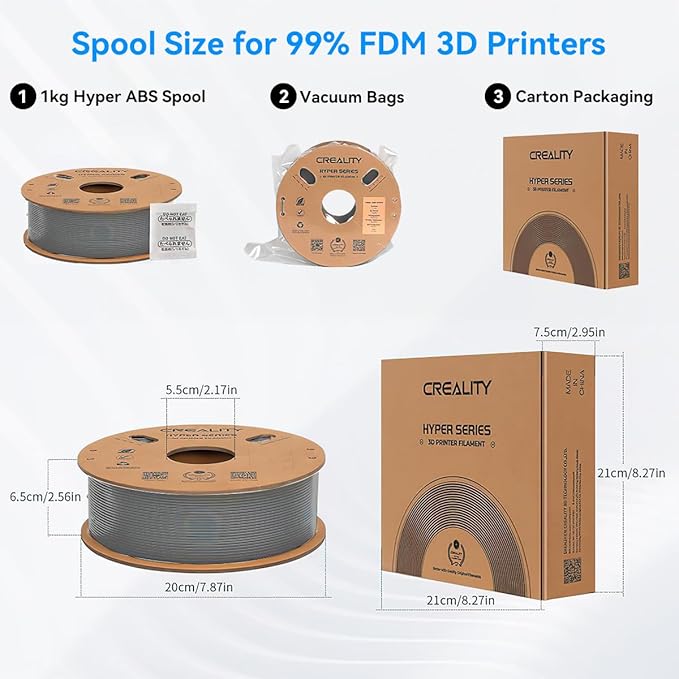 Official Creality Hyper ABS Filament 1.75mm, 3D Printer Filament - Image 7