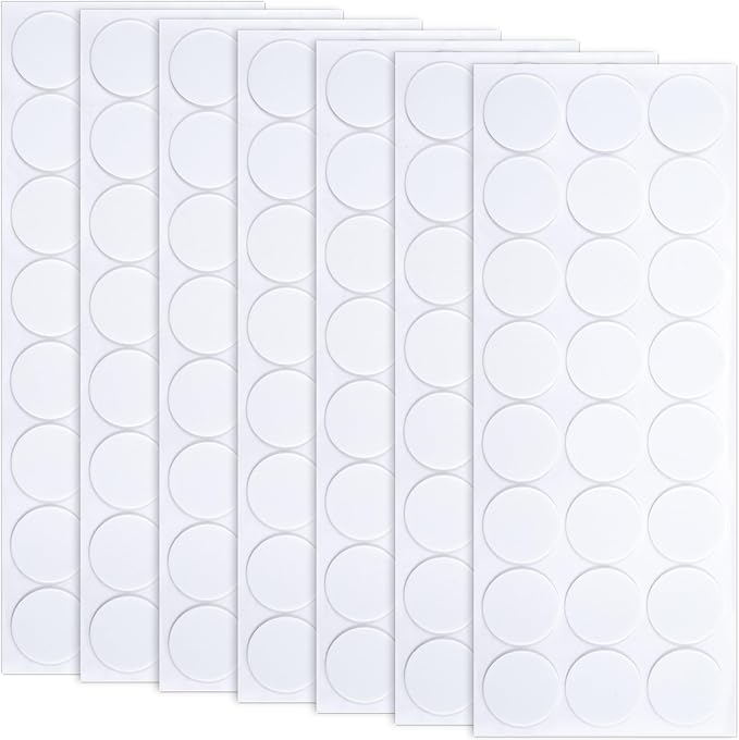 160 Pcs Small Felt Furniture Pads, Self-Adhesive EVA Foam Dot Circles, Round by Unknown