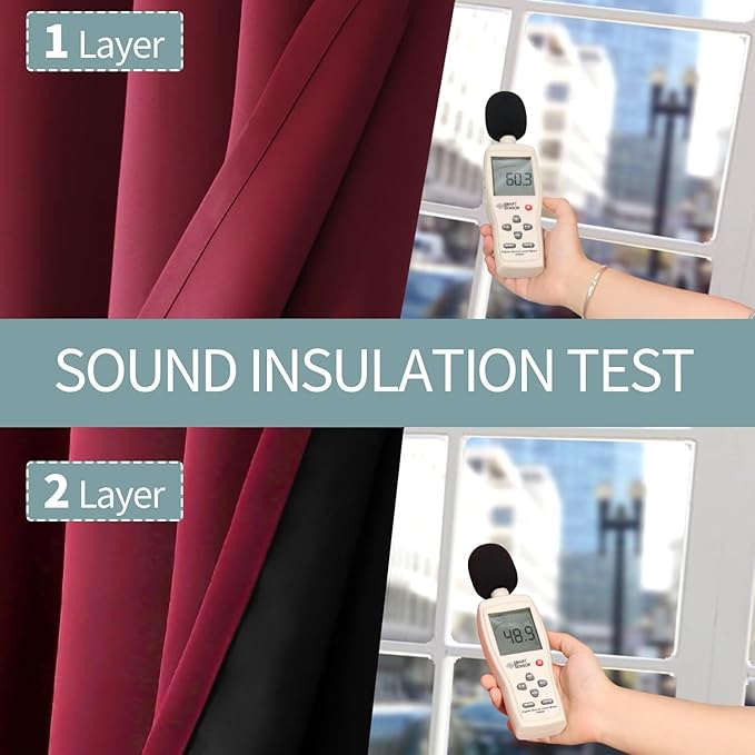BGment Short 100% Blackout Curtains - Image 7