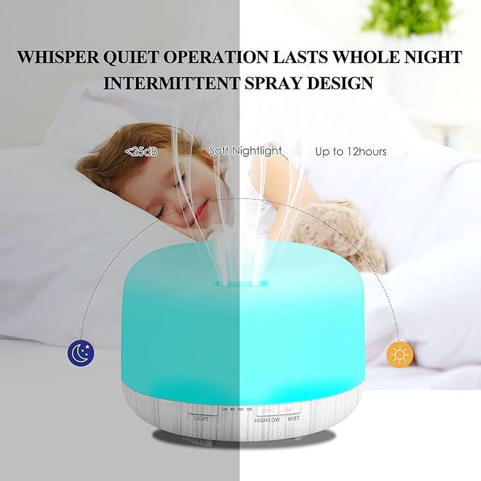 Humidifiers for Bedroom Large Room Home Baby Kids Whole House Hotel Office Desk - Image 3