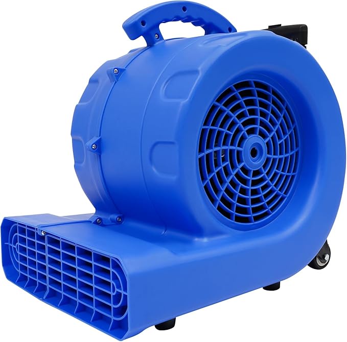 Air Mover Blower Fan, 750W 3-Speed Carpet Dryer Fan - Image 2