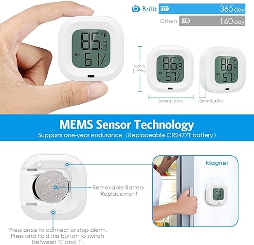 Wireless Thermometer Hygrometer - Image 3