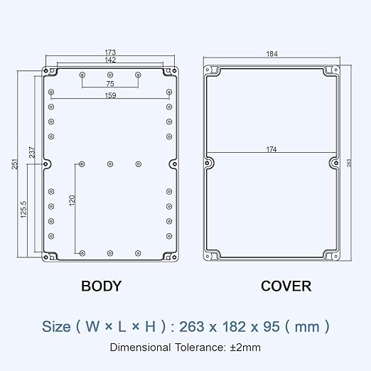 LeMotech Electrical Box Clear Cover Project Box IP65 Waterproof Junction Box - Image 8