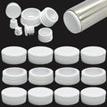 1-3/4" Plastic Hole Plugs White -Round Chair Leg Caps, Flush Mount Pipe Plugs by EASYEAH