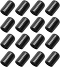 12 Pcs Round Rubber End Caps 9/16" ID Vinyl Flexible Bolt Chair Foot Covers by Bonsicoky