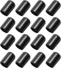 12 Pcs Round Rubber End Caps 1/2" ID Vinyl Flexible Bolt Chair Foot Covers by Bonsicoky