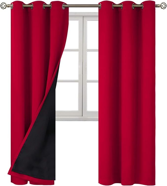 BGment Christmas 100% Blackout Curtains Thermal Insulated - Image 8