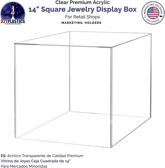14 Inch Acrylic Display Riser Box - Image 6