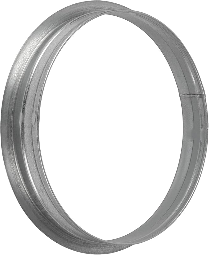 Vent Systems 8" Inch Metal Duct Connector Flange – Galvanized Steel Male-Fit - Image 8
