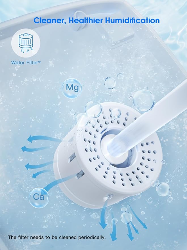26L/5.7Gal Humidifier Large Room 3000 ft², Supersized Cool Mist, 38H Quiet - Image 9