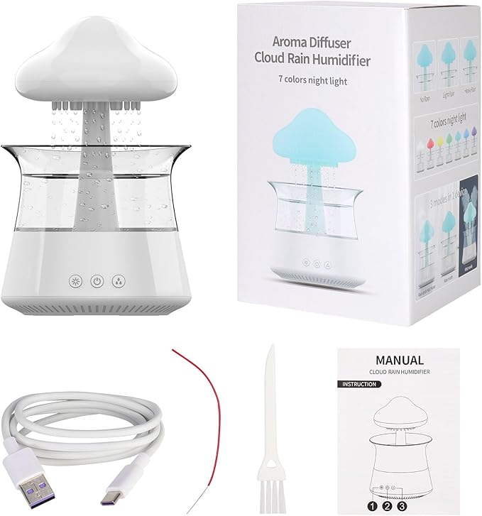 cjc Cloud Rain Humidifier for bedroom - Image 9
