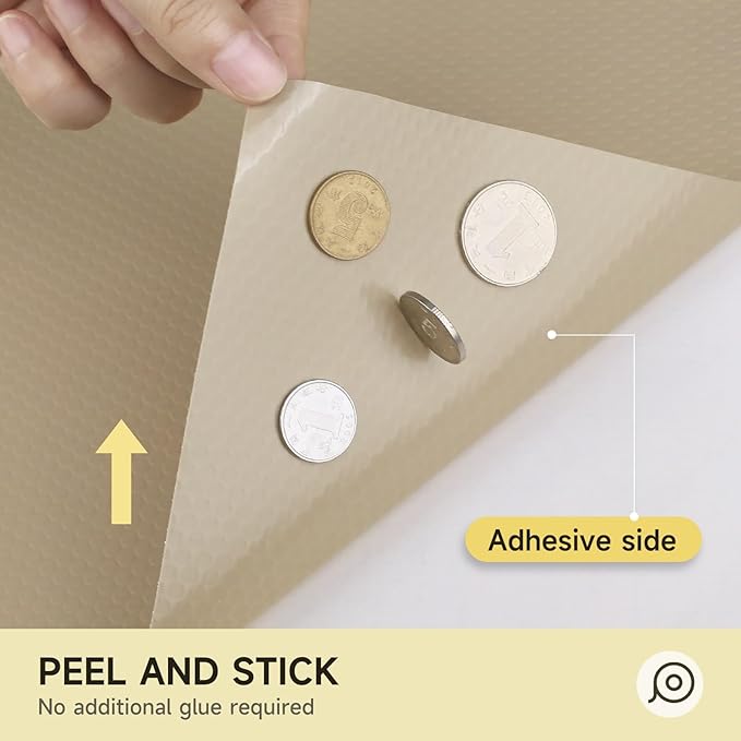 WochiTV Adhesive Shelf Liner 11.8 X 120 Inches Peel and Stick Kitchen Liner - Image 3