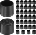 uxcell 36pcs Round Chair Leg Caps 25mm/1" PVC Chair Leg Floor Protectors by uxcell