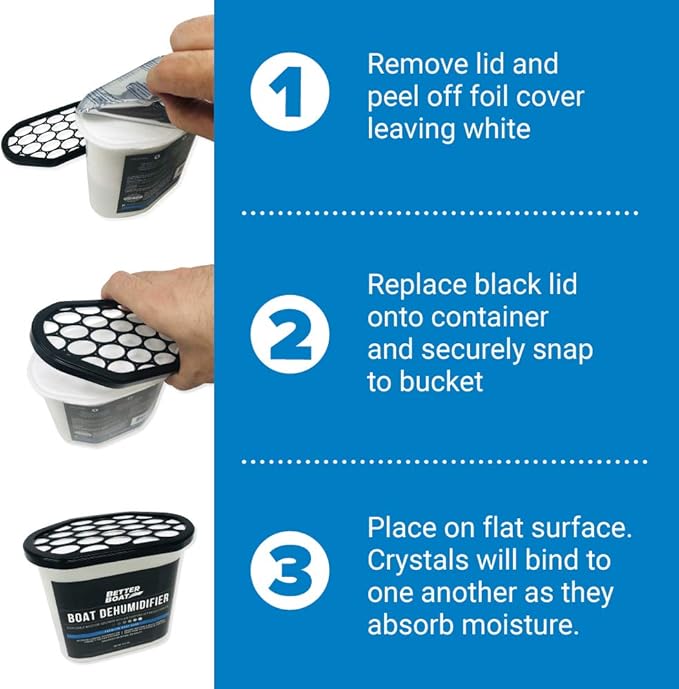 Moisture Absorber 2 Pack with Activated Charcoal Dehumidifier Bucket, Unscented - Image 4
