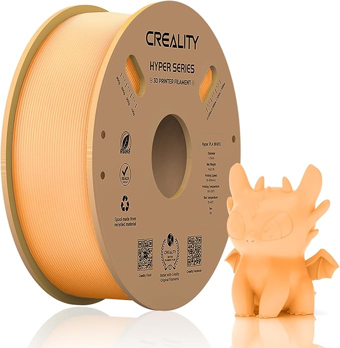 Official Creality Hyper PLA Filament 1.75mm, High Speed PLA 30-600mm/s Rapid 3D by Creality