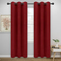 Easy-Going Blackout Curtains for Bedroom, Solid Thermal Insulated Grommet and by Easy-Going