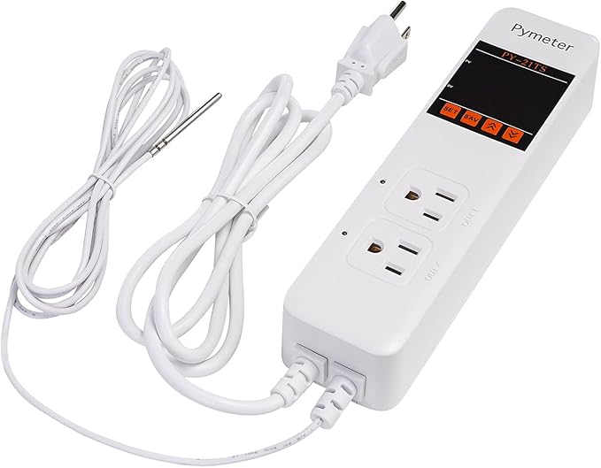 Attic Fan Thermostat Controller Temperature Switch Plug Outlet - Image 7